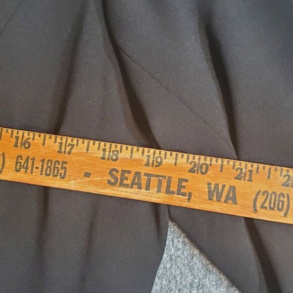 Dennis By Dennis Basso Black Womens Blazer With Gold accent Buttons Size Large - Picture 5 of 10